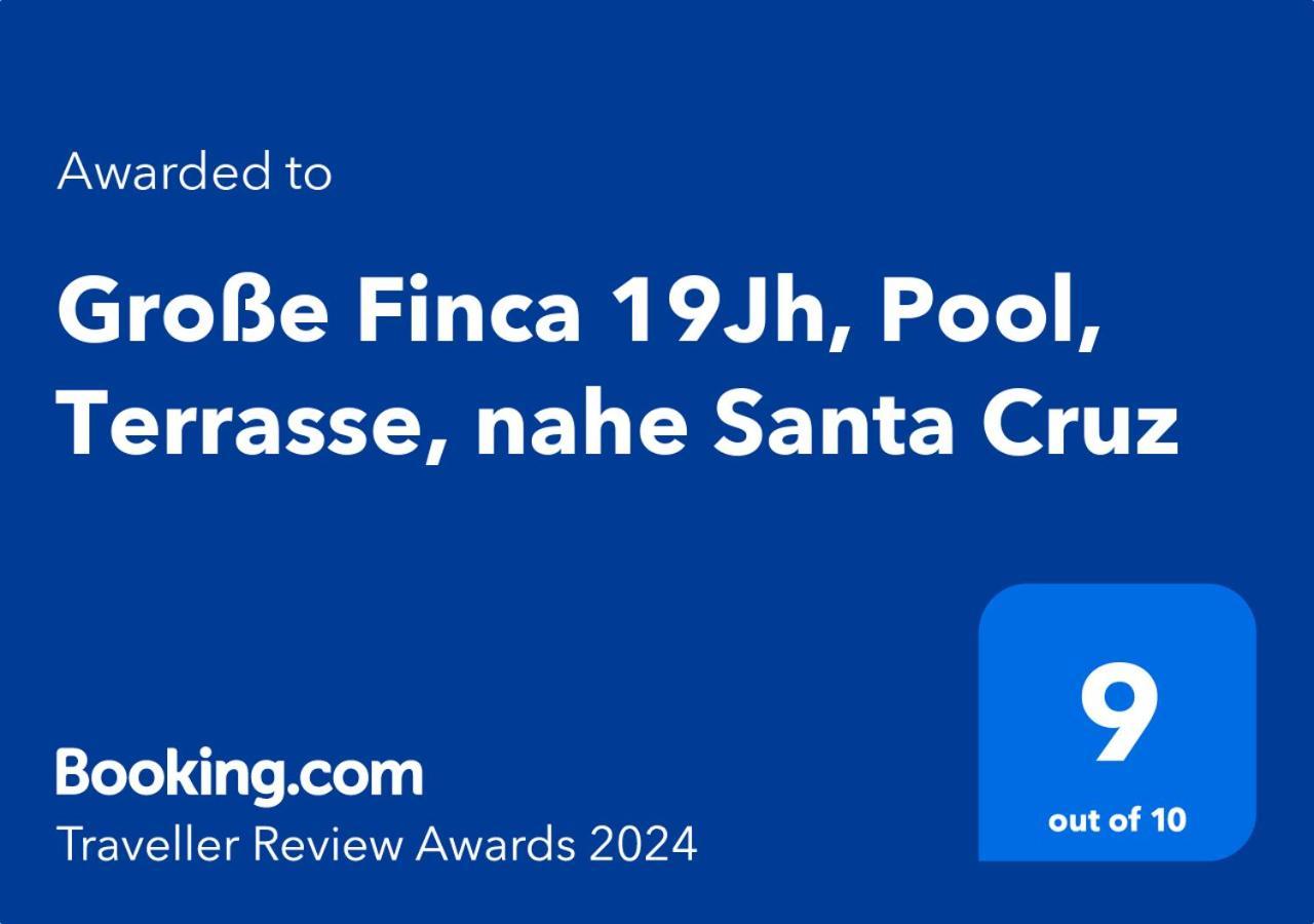 Große Finca 19Jh, Pool, Terrasse, nahe Santa Cruz Santa Cruz de la Palma  Exterior foto